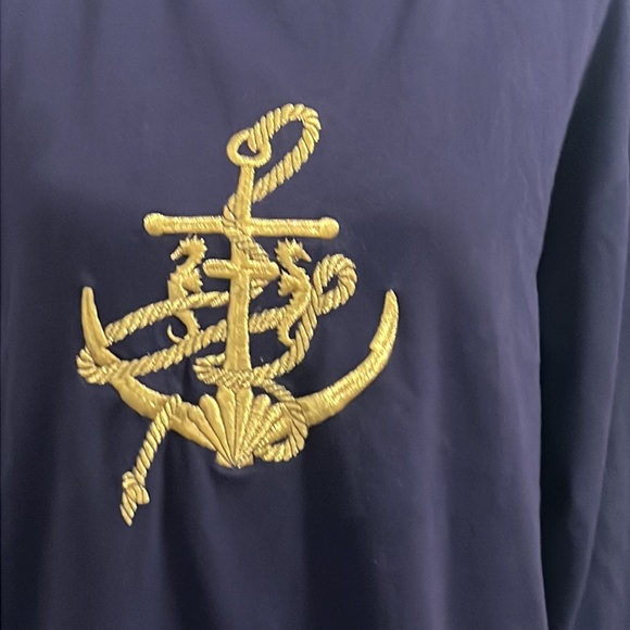Melbourne Nautical Cowl neck sweatshirt Embroidered Anchor Image Size Large - Picture 4 of 12